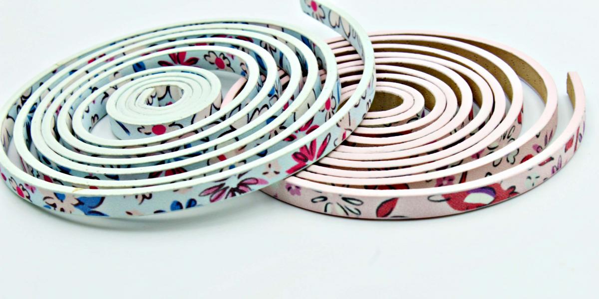 Inspirational Bracelet - Spring Flower Leather & Steel Customised.