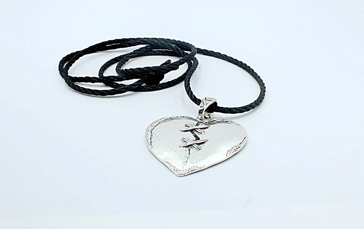 Statement large heart jewellery from Chrissie C
