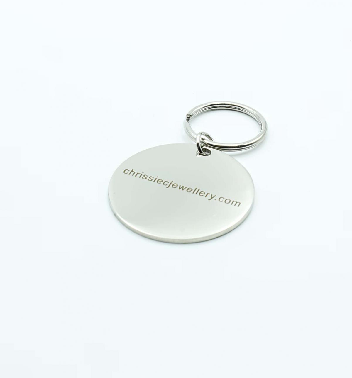 Keychain - Success Inspirational Keyring in Stainless Steel