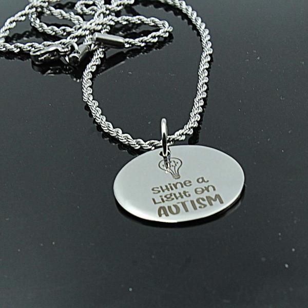 Autism Awareness (ASD) Mantra Necklace