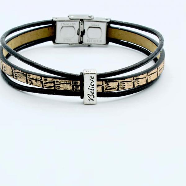 Believe Inspirational Mantra Bracelet