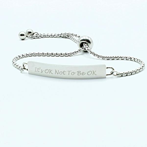 Inspirational Mantra Bracelet - Its OK Not To Be OK