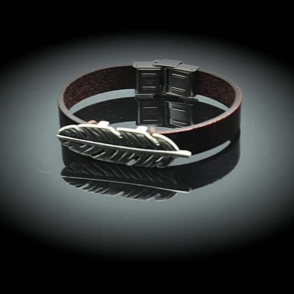 Feather Genuine Leather Bracelet