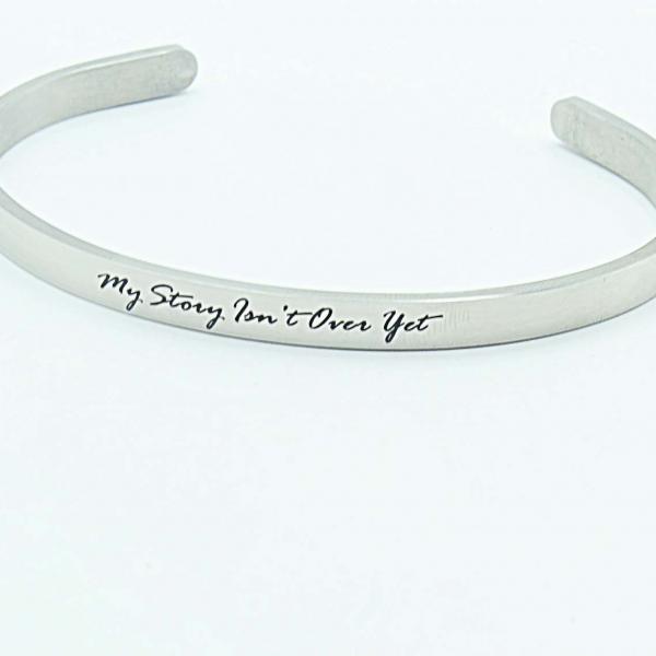 Inspirational Bangle - My Story Isn't Over Yet