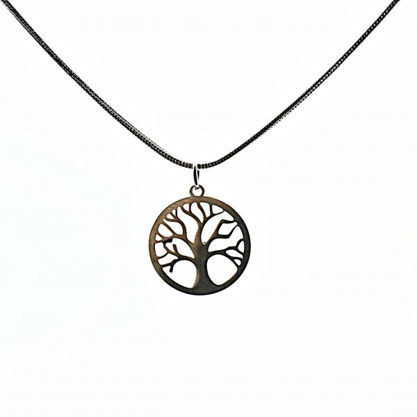 Tree Of Life Filigree Stainless Steel Pendant