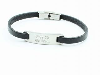 Inspirational Bracelet - Genuine Leather Customised