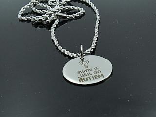 Autism Awareness (ASD) Mantra Necklace