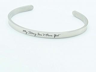 Inspirational Bangle - My Story Isn't Over Yet