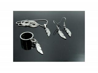 Feather Jewellery Combination Set