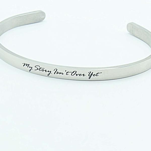 Inspirational Bangle - My Story Isn't Over Yet